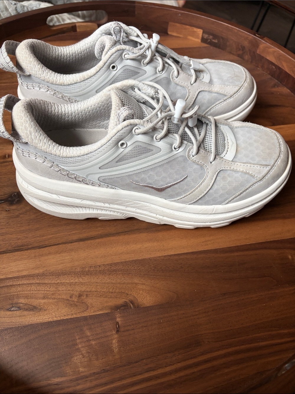 Women's Hoka Bondi - Grey/White